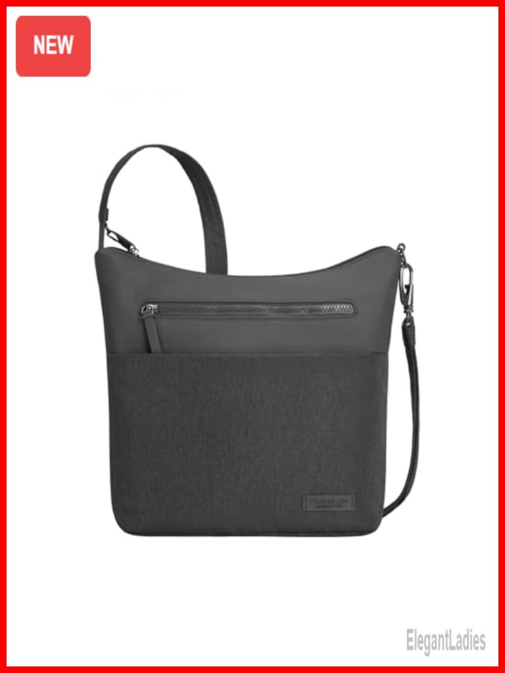 Travelon Anti-Theft Metro Crossbody Bag Locking Zippers RFID Protected
